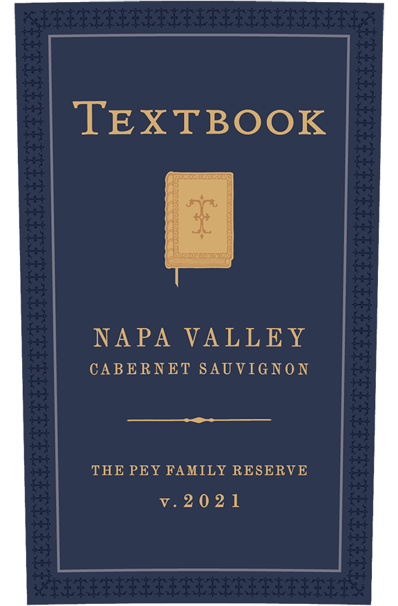 TEXTBOOK 2021 Napa Valley Reserve Cabernet Sauvignon Front Label