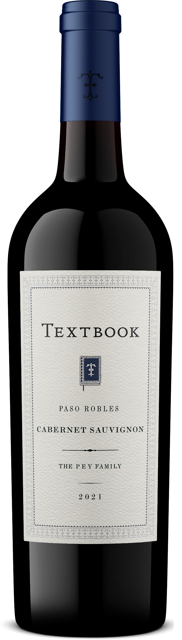 TEXTBOOK 2021 Cabernet Sauvignon Paso Robles Bottle Shot for Wine Shop