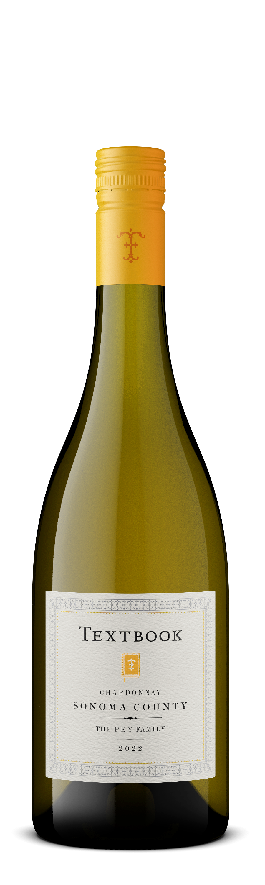 TEXTBOOK 2022 Chardonnay Sonoma County Bottle Shot